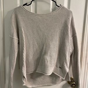 MEDIUM Hollister cream/grey sweater